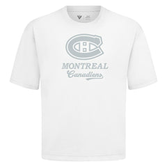 Montreal Canadiens Levelwear Shadow Surge Luxe Signature Knit T-Shirt - White - NHL 203614043
