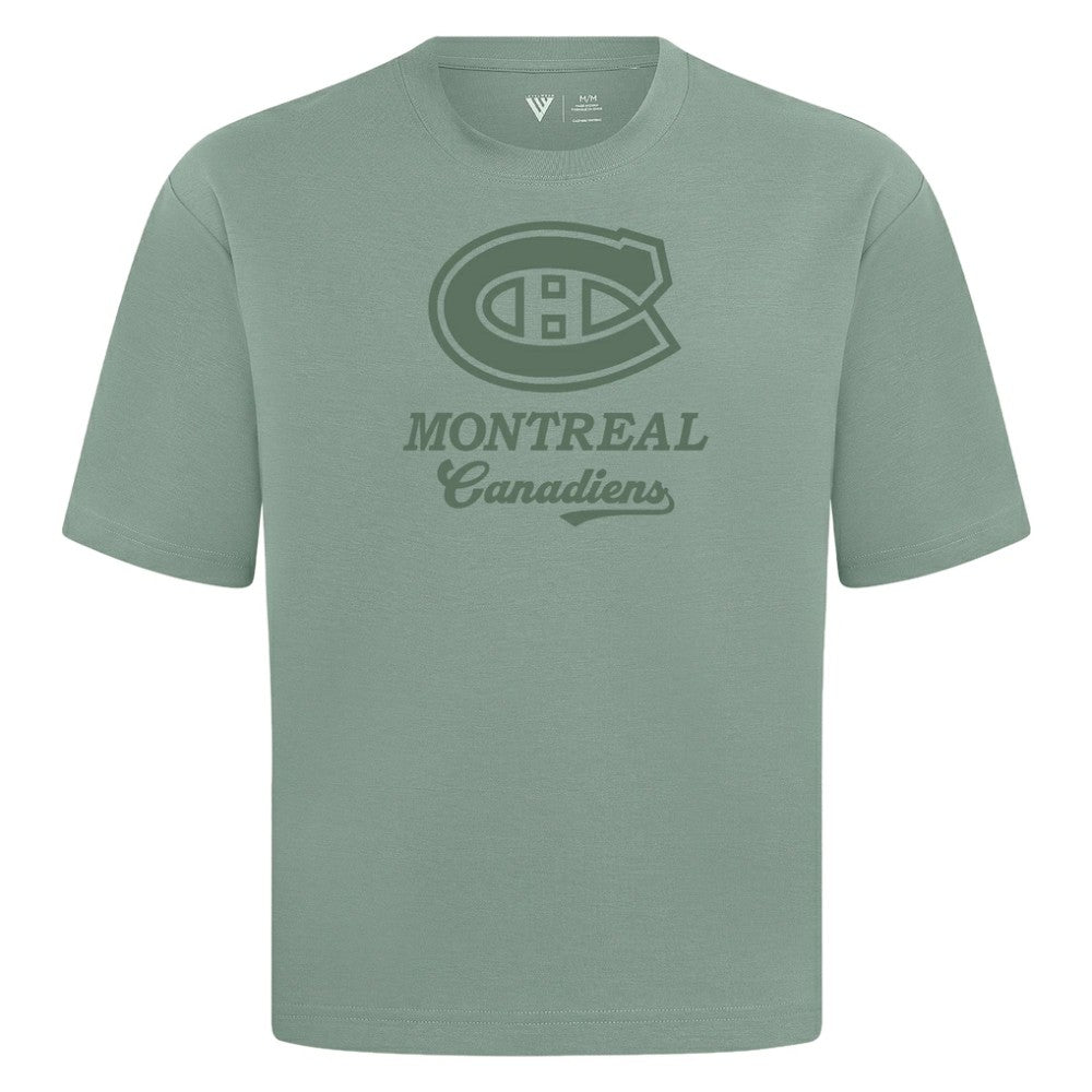 Montreal Canadiens Levelwear Shadow Surge Luxe Signature Knit T-Shirt - Green - NHL 203614045
