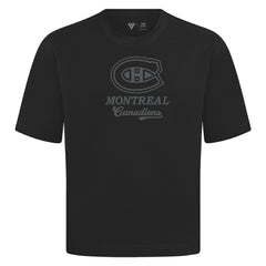 Montreal Canadiens Levelwear Shadow Surge Luxe Signature Knit T-Shirt - Black - NHL 203614046
