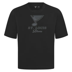 St. Louis Blues Levelwear Shadow Surge Luxe Signature Knit T-Shirt - Black - NHL 203614047