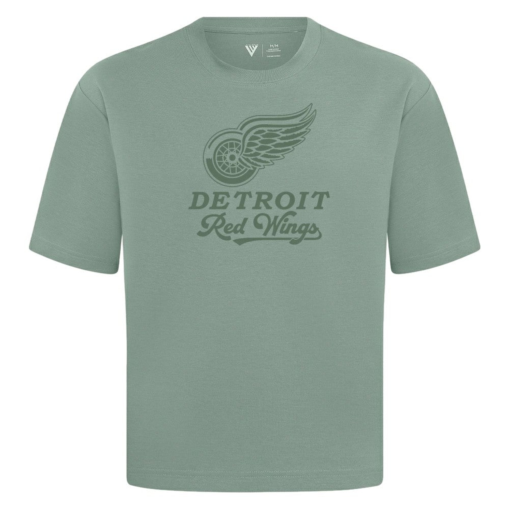 Detroit Red Wings Levelwear Shadow Surge Luxe Signature Knit T-Shirt - Green - NHL 203614051
