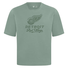 Detroit Red Wings Levelwear Shadow Surge Luxe Signature Knit T-Shirt - Green - NHL 203614051