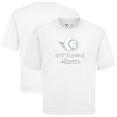 Ottawa Senators Levelwear Shadow Surge Luxe Signature Knit T-Shirt - White - NHL 203614054