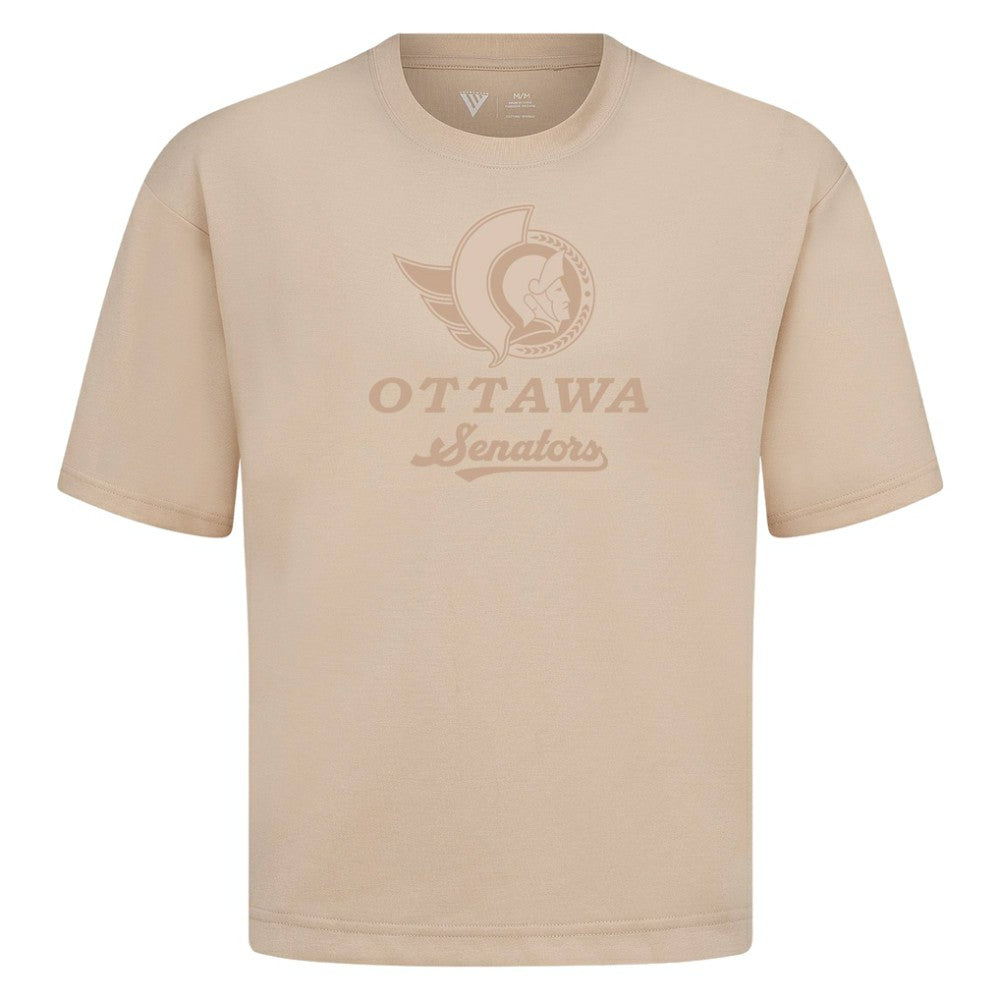 Ottawa Senators Levelwear Shadow Surge Luxe Signature Knit T-Shirt - Khaki - NHL 203614055