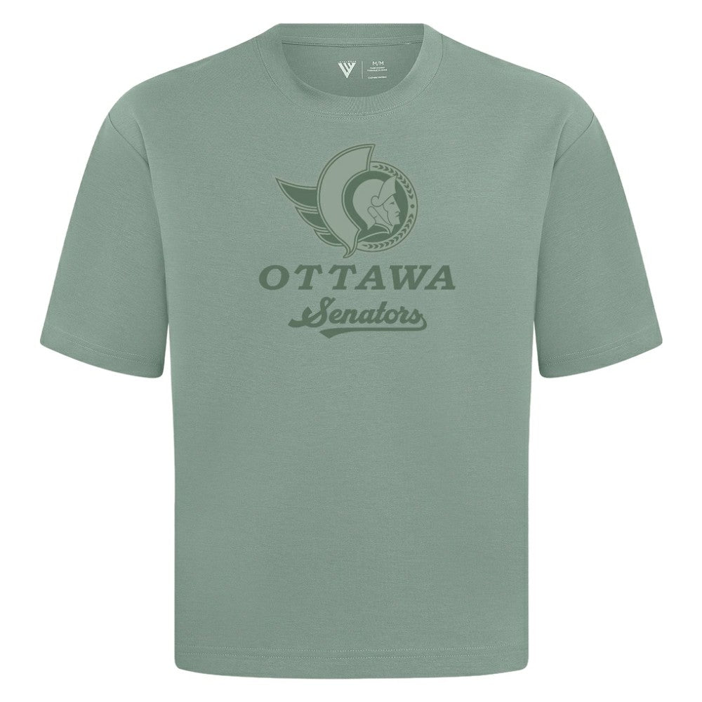 Ottawa Senators Levelwear Shadow Surge Luxe Signature Knit T-Shirt - Green - NHL 203614056