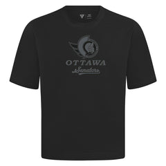 Ottawa Senators Levelwear Shadow Surge Luxe Signature Knit T-Shirt - Black - NHL 203614057
