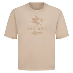 San Jose Sharks Levelwear Shadow Surge Luxe Signature Knit T-Shirt - Khaki - NHL 203614066