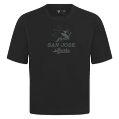 San Jose Sharks Levelwear Shadow Surge Luxe Signature Knit T-Shirt - Black - NHL 203614069