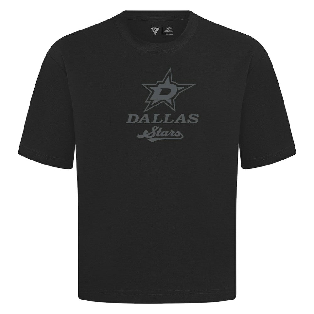 Dallas Stars Levelwear Shadow Surge Luxe Signature Knit T-Shirt - Black - NHL 203614071