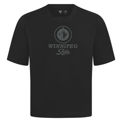 Winnipeg Jets Levelwear Shadow Surge Luxe Signature Knit T-Shirt - Black - NHL 203614077