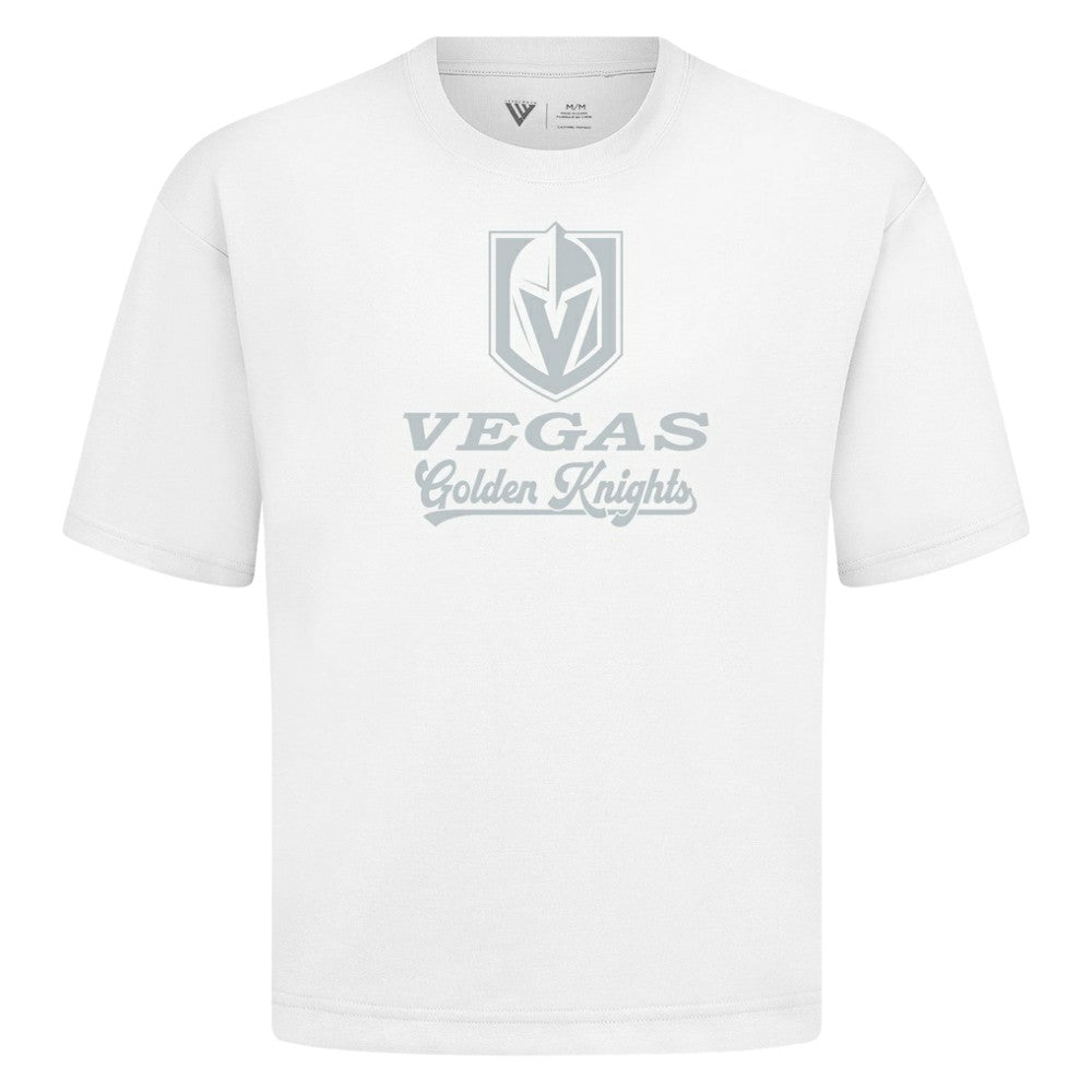Vegas Golden Knights Levelwear Shadow Surge Luxe Signature Knit T-Shirt - White - NHL 203614078