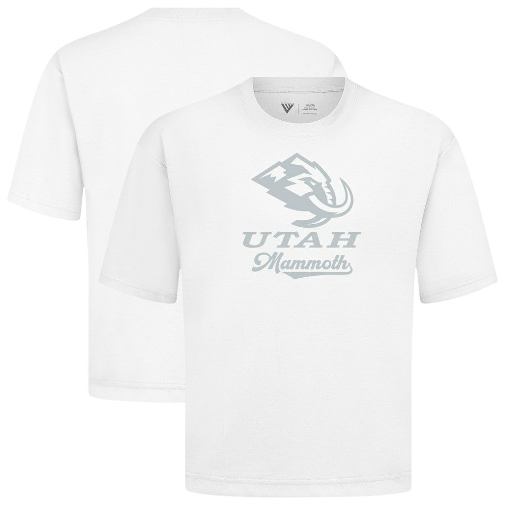 Utah Mammoth Levelwear Shadow Surge Luxe Signature Knit T-Shirt - White - NHL 203614083