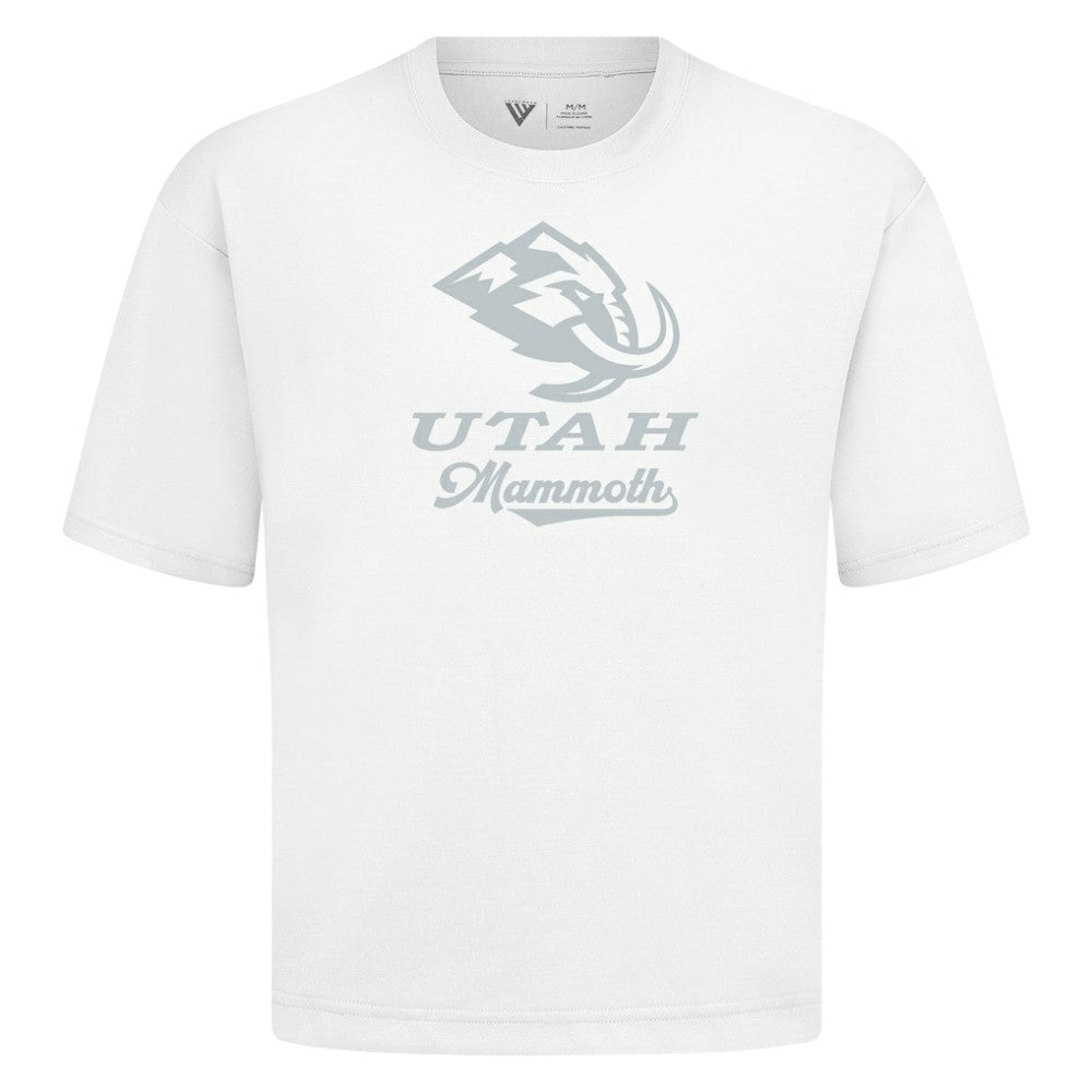 Utah Mammoth Levelwear Shadow Surge Luxe Signature Knit T-Shirt - White - NHL 203614083
