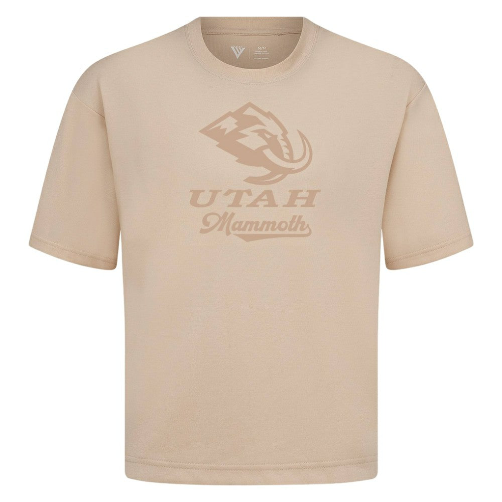 Utah Mammoth Levelwear Shadow Surge Luxe Signature Knit T-Shirt - Khaki - NHL 203614084