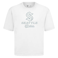 Seattle Kraken Levelwear Shadow Surge Luxe Signature Knit T-Shirt - White - NHL 203614088