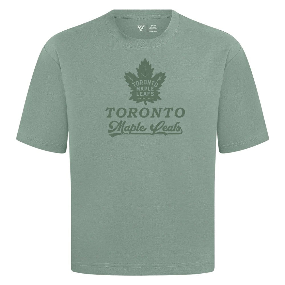 Toronto Maple Leafs Levelwear Shadow Surge Luxe Signature Knit T-Shirt - Green - NHL 203614090