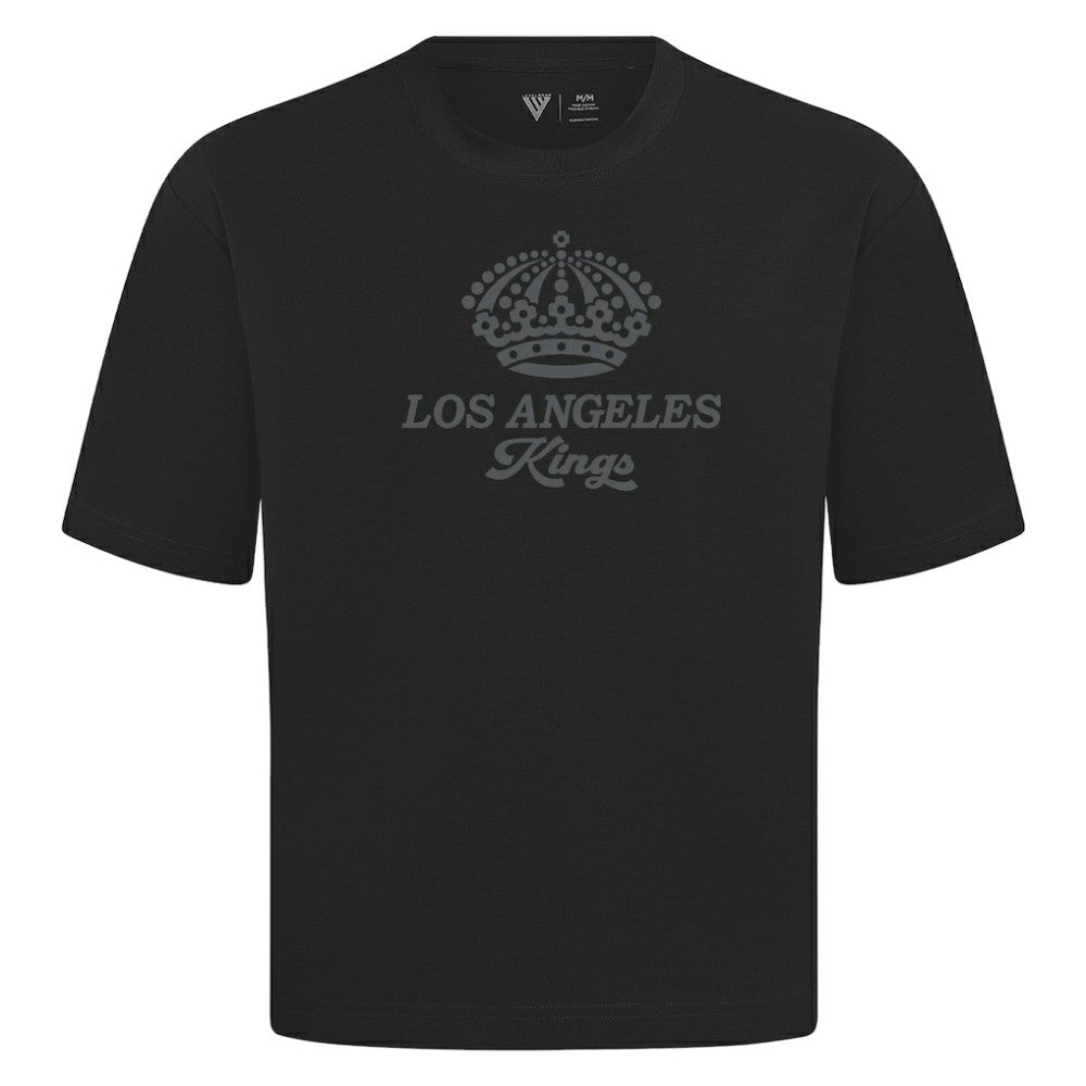 Los Angeles Kings Levelwear Shadow Surge Luxe Signature Knit T-Shirt - Black - NHL 203614093