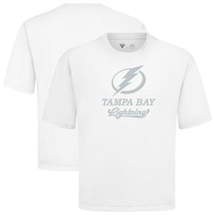 Tampa Bay Lightning Levelwear Shadow Surge Luxe Signature Knit T-Shirt - White - NHL 203614095