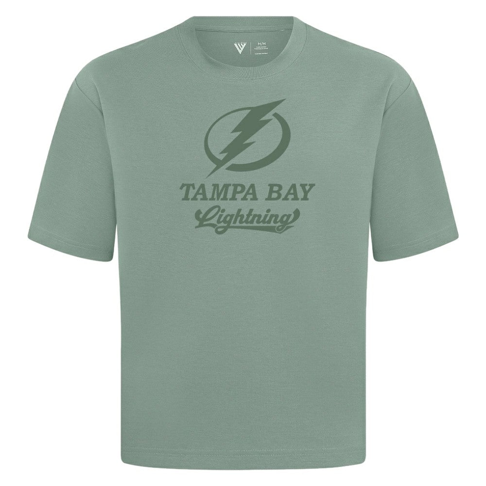 Tampa Bay Lightning Levelwear Shadow Surge Luxe Signature Knit T-Shirt - Green - NHL 203614097