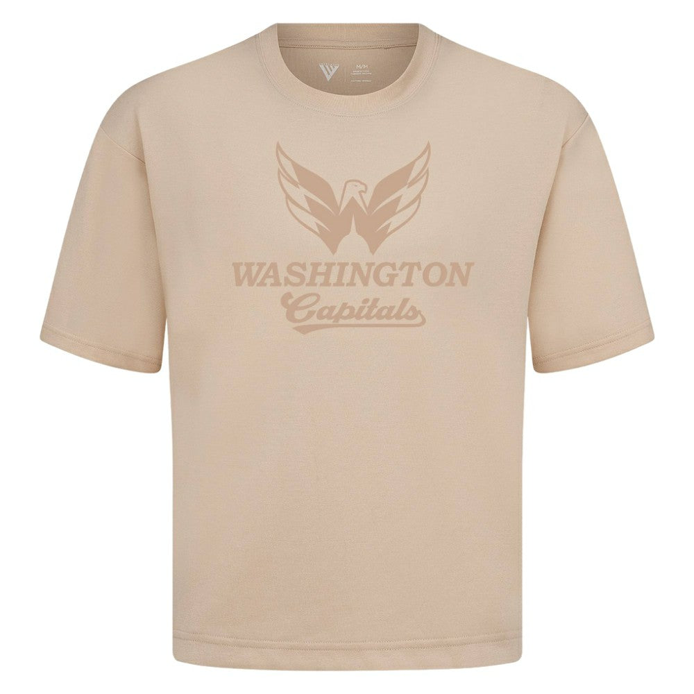 Washington Capitals Levelwear Shadow Surge Luxe Signature Knit T-Shirt - Khaki - NHL 203614100