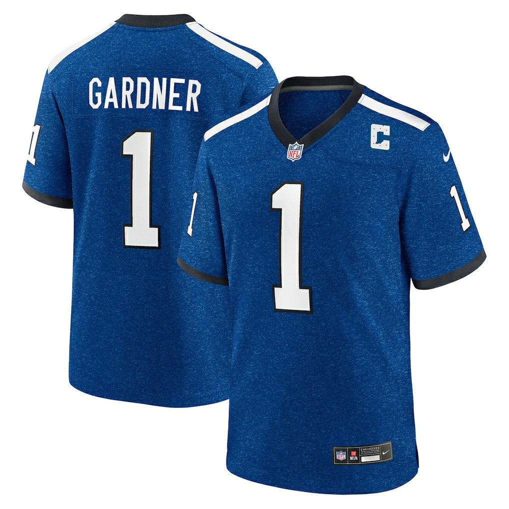 Nike Ahmad Sauce Gardner Indianapolis Colts Alternate 2 Indiana Nights Game Jersey Heather Royal
