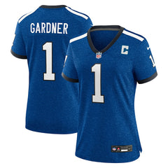 Nike Ahmad Sauce Gardner Indianapolis Colts Women's Alternate 2 Indiana Nights Game Jersey Heather Royal