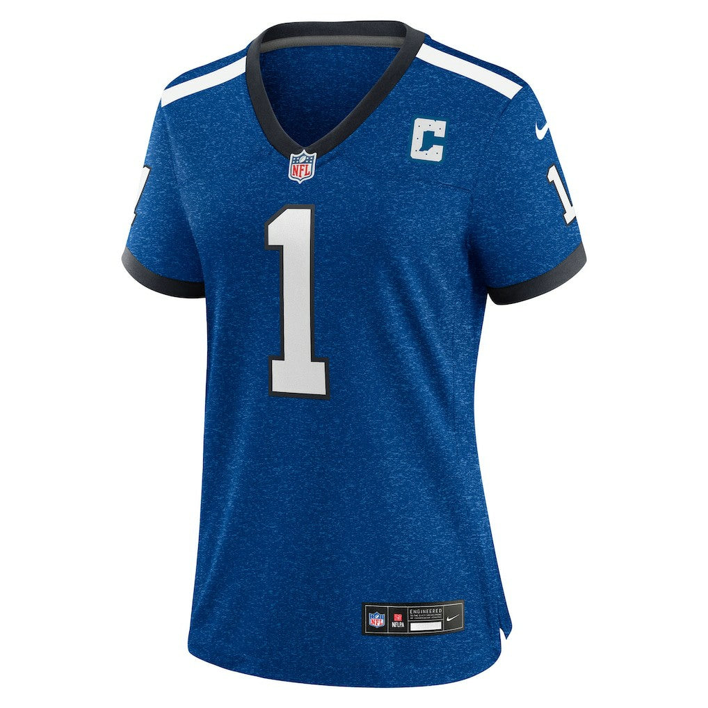 Nike Ahmad Sauce Gardner Indianapolis Colts Women's Alternate 2 Indiana Nights Game Jersey Heather Royal