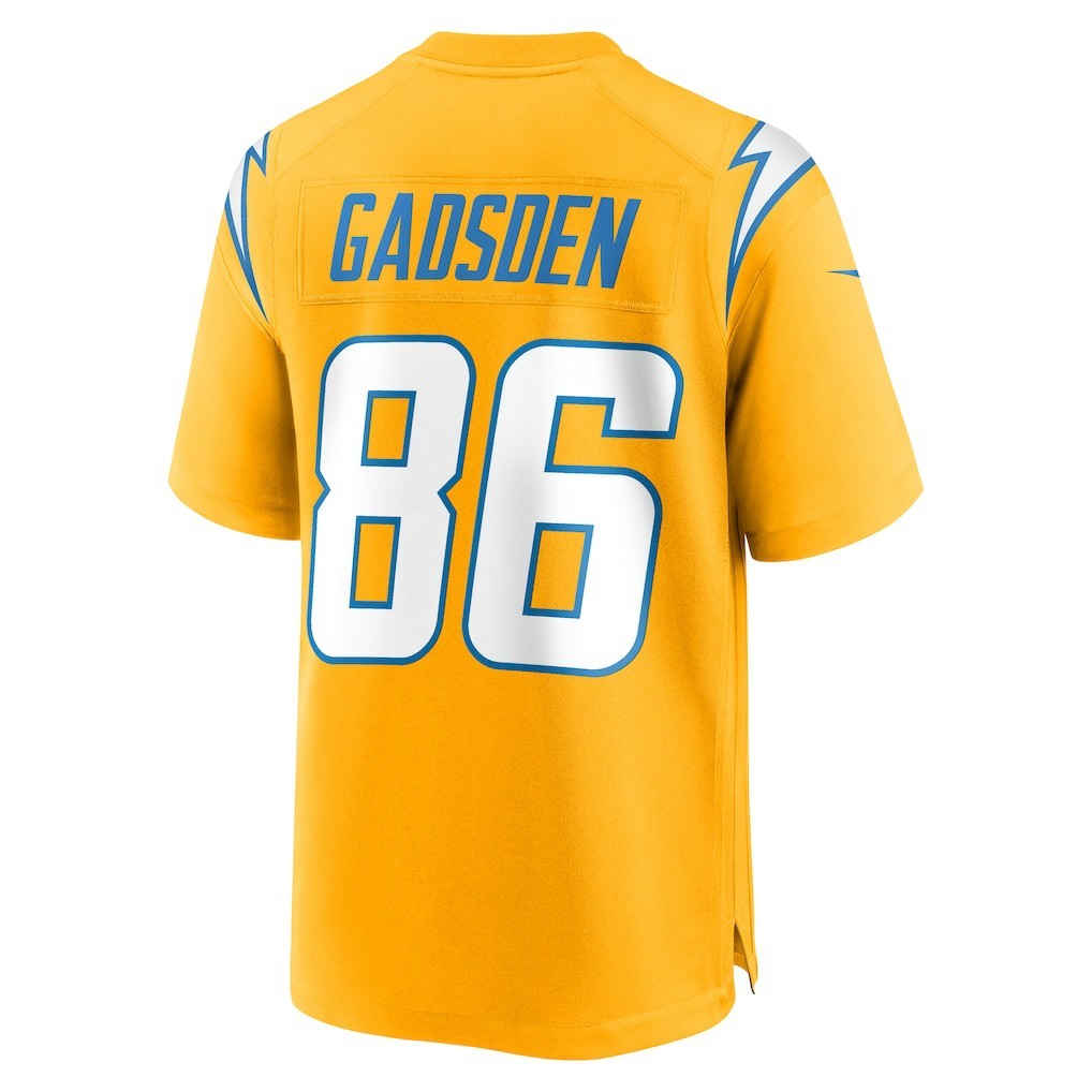 Nike Oronde Gadsden Los Angeles Chargers Alternate Charger Power Game Jersey Gold