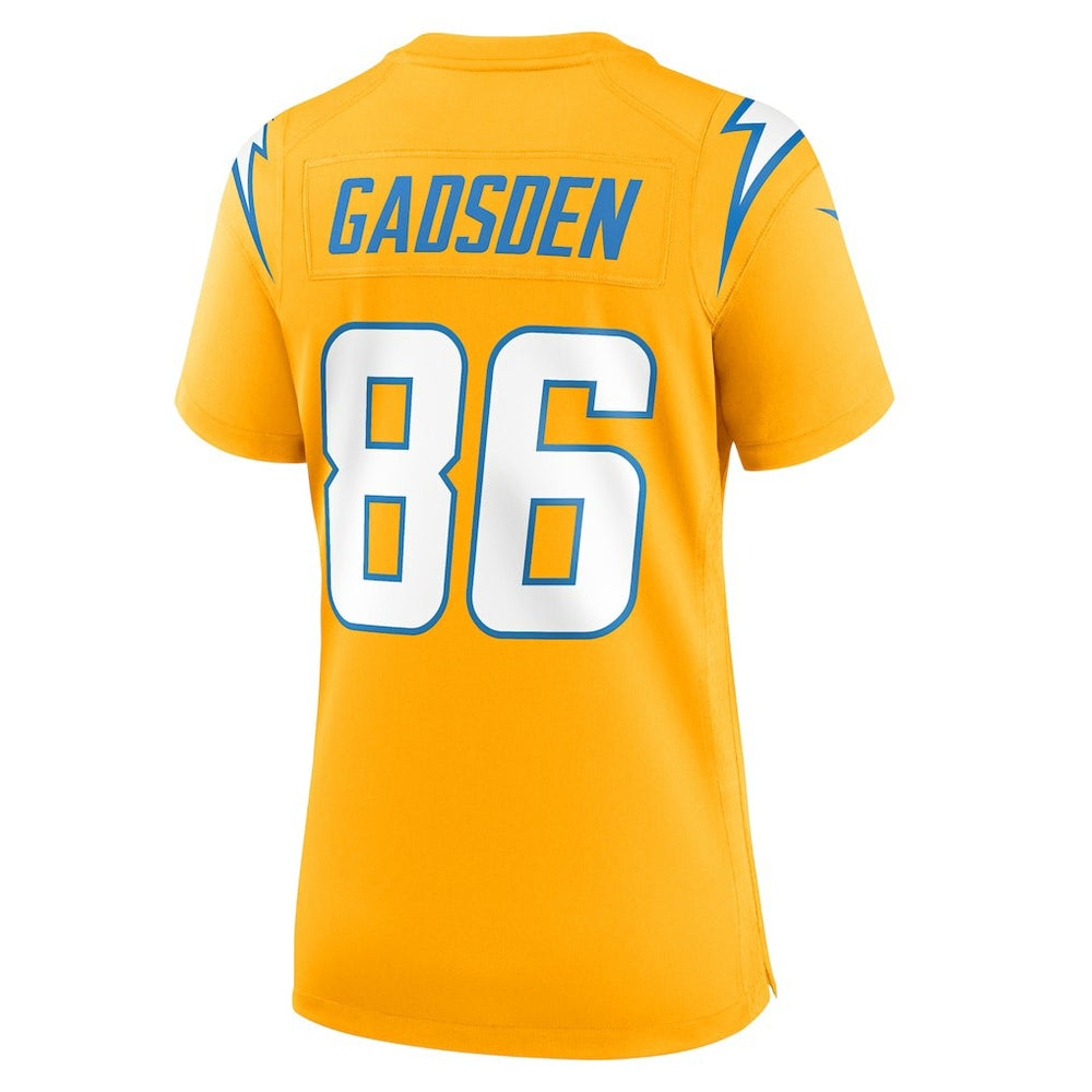 Nike Oronde Gadsden Los Angeles Chargers Women's Alternate Charger Power Game Jersey Gold