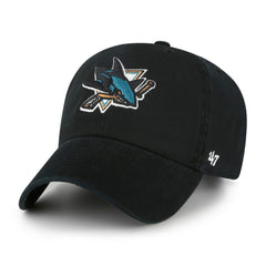 San Jose Sharks '47 Logo Clean Up Adjustable Hat - Black - NHL 203622141