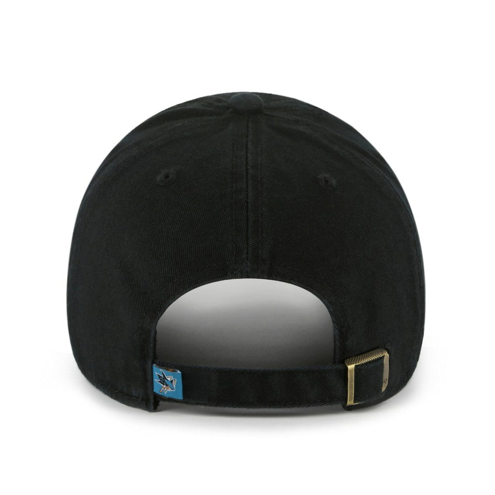 San Jose Sharks '47 Logo Clean Up Adjustable Hat - Black - NHL 203622141