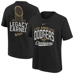 Los Angeles Dodgers Nike Youth 2026 Gold Collection Legacy Earned T-Shirt - Black - Nike Sale