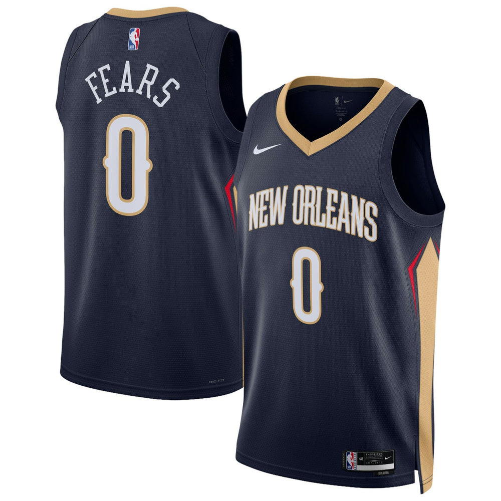 Jeremiah Fears New Orleans Pelicans Unisex Swingman Jersey Icon Edition Navy | Nike Near Me