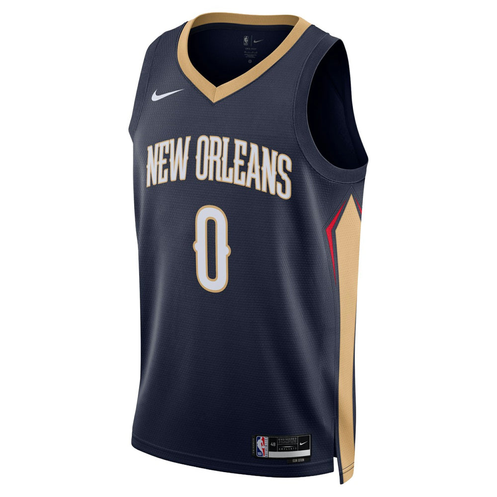Jeremiah Fears New Orleans Pelicans Unisex Swingman Jersey Icon Edition Navy | Nike Near Me