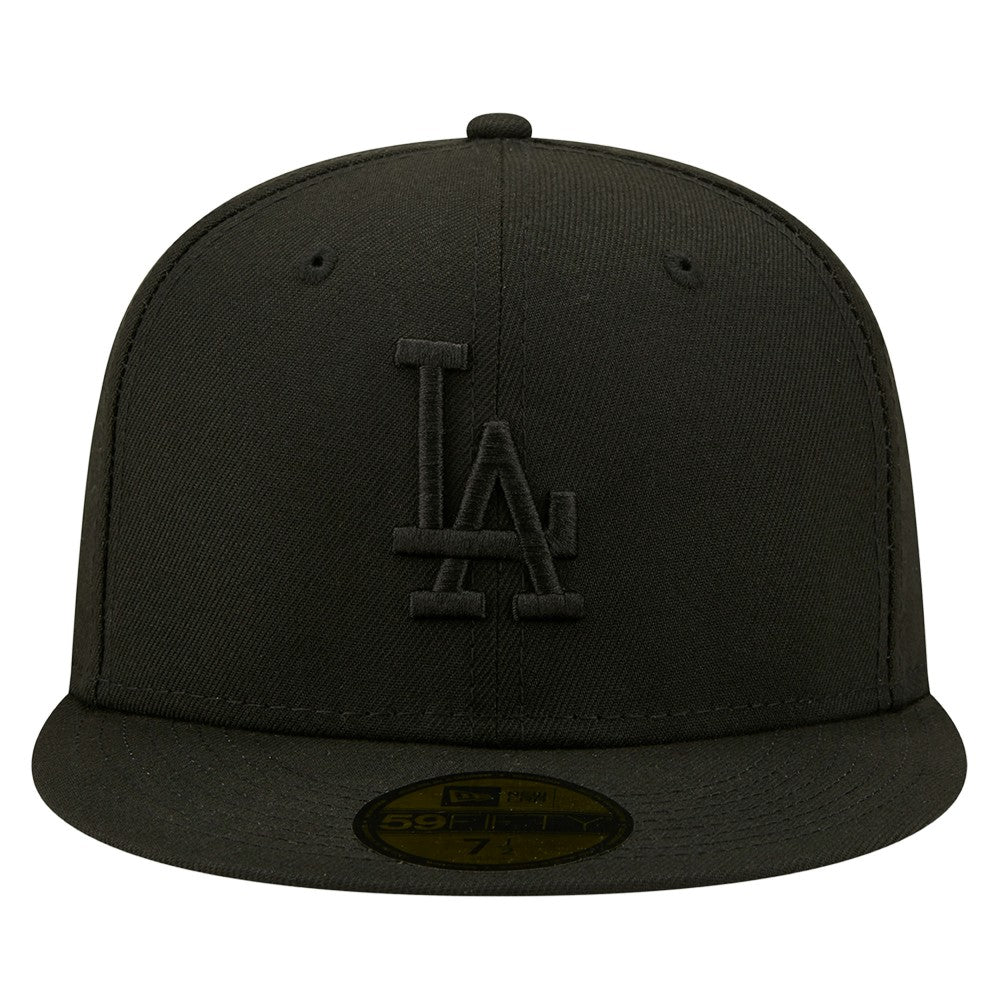 Los Angeles Dodgers New Era 2024/25 Back to Back Champions Circle Side Patch Fitted 59FIFTY Hat - Black - New Era Sale