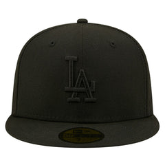 Los Angeles Dodgers New Era 2024/25 Back to Back Champions Circle Side Patch Fitted 59FIFTY Hat - Black - New Era Sale