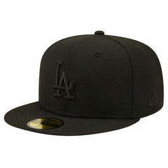 Los Angeles Dodgers New Era 2024/25 Back to Back Champions Circle Side Patch Fitted 59FIFTY Hat - Black - New Era Sale