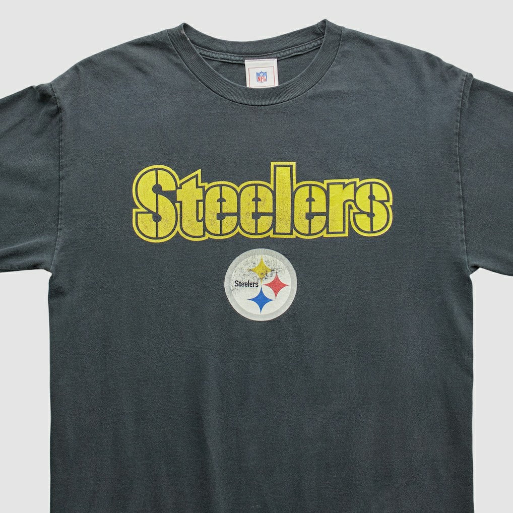 Fanatics Pittsburgh Steelers NFL 2000s Long Sleeve T-shirt Black Vintage