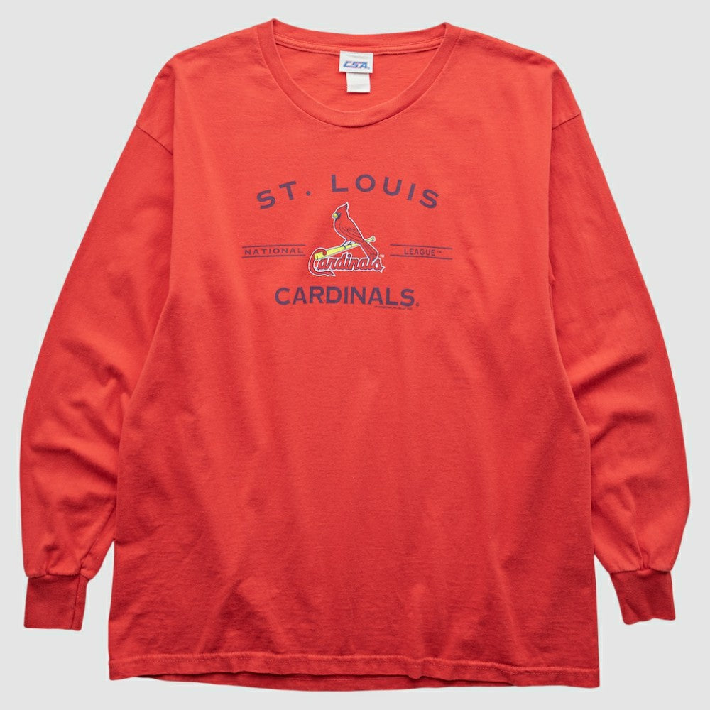 St. Louis Cardinals CSA 2000s Long Sleeve T-shirt - Red - Vintage - Fanatics on Sale