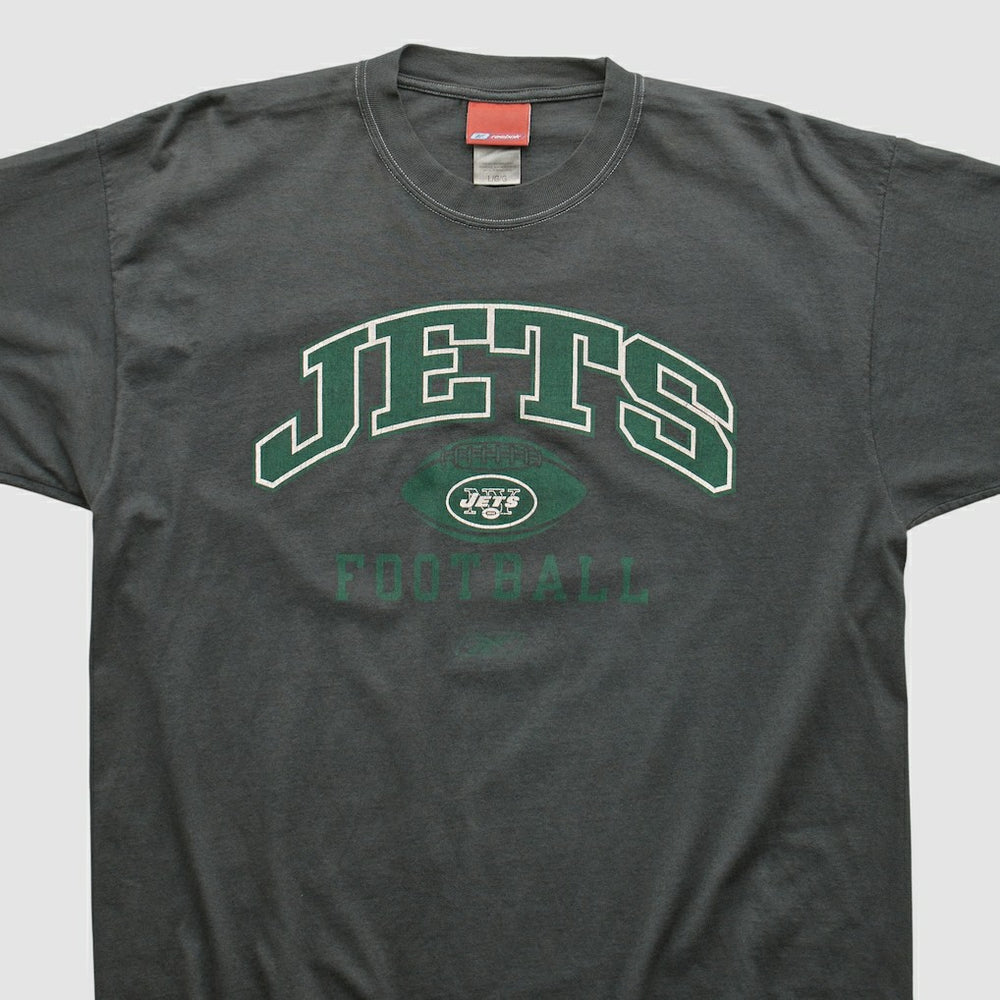 Fanatics New York Jets Reebok 2000s T-shirt Charcoal Vintage