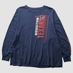 Fanatics Houston Texans 2010s Long Sleeve T-shirt Navy Vintage