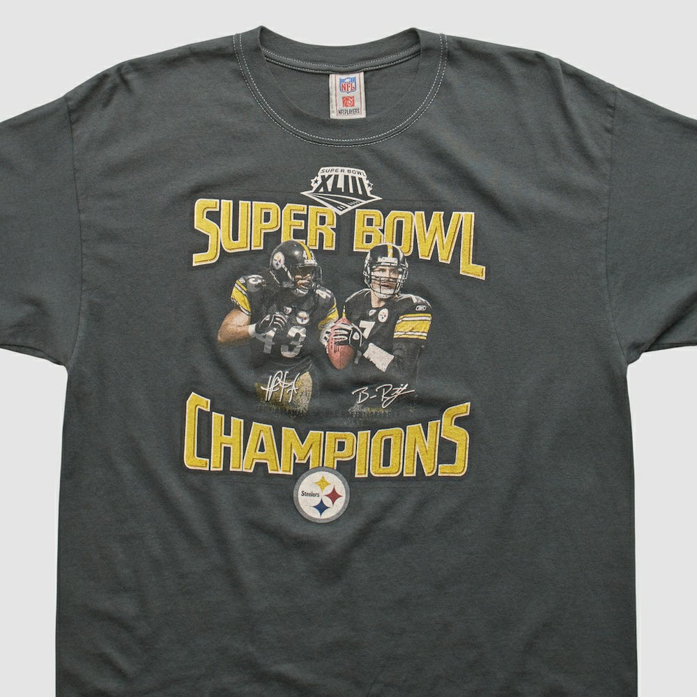 Fanatics Pittsburgh Steelers NFL 2009 T-shirt Charcoal Vintage