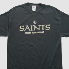 Fanatics New Orleans Saints NFL 2000s T-shirt Black Vintage