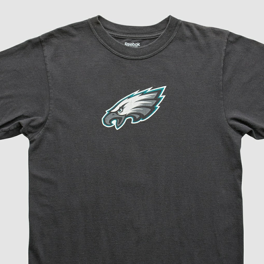 Fanatics Philadelphia Eagles Reebok 2000s T-shirt Black Vintage