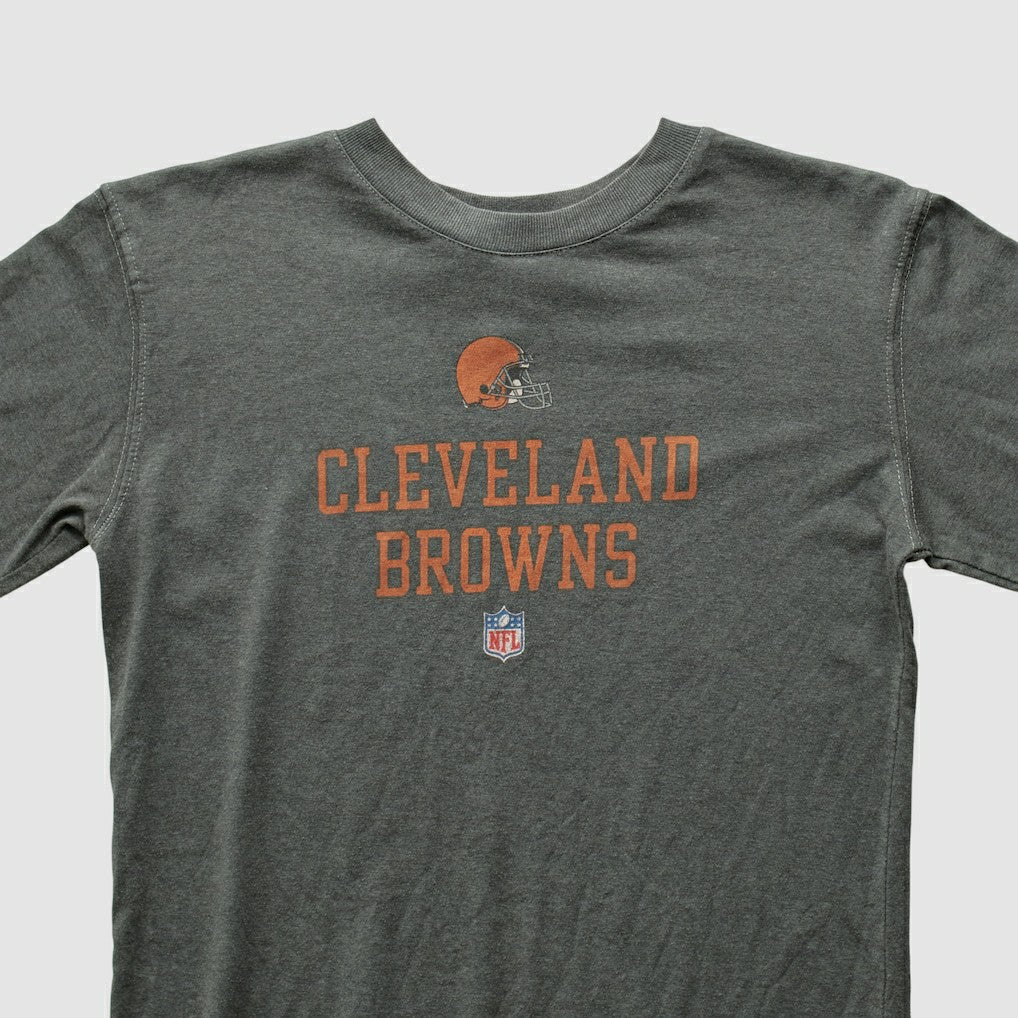 Fanatics Cleveland Browns Reebok 2000s Long Sleeve T-shirt Gray Vintage