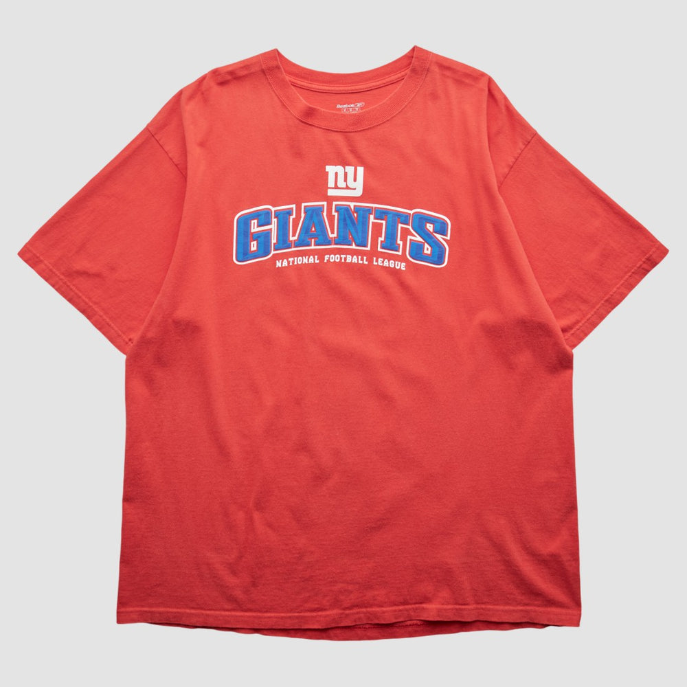 Fanatics New York Giants Reebok 2010s T-shirt Red Vintage