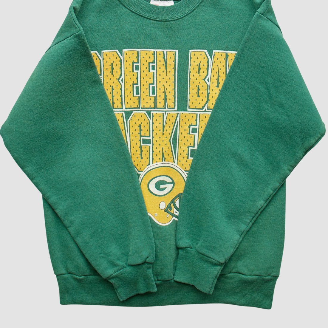 Fanatics Green Bay Packers Hanes 90s Pullover Sweatshirt Green Vintage