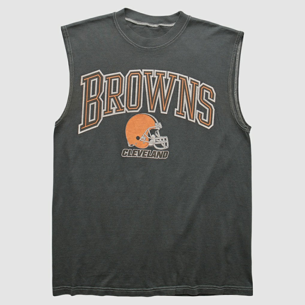 Fanatics Cleveland Browns 90s Tank Charcoal Vintage