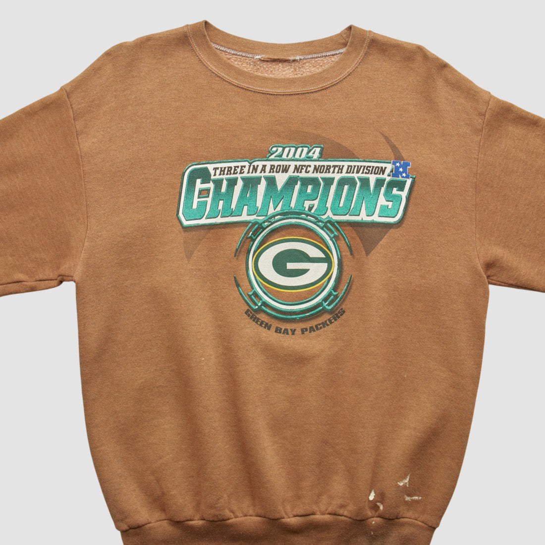 Fanatics Green Bay Packers 2004 Pullover Sweatshirt Brown Vintage