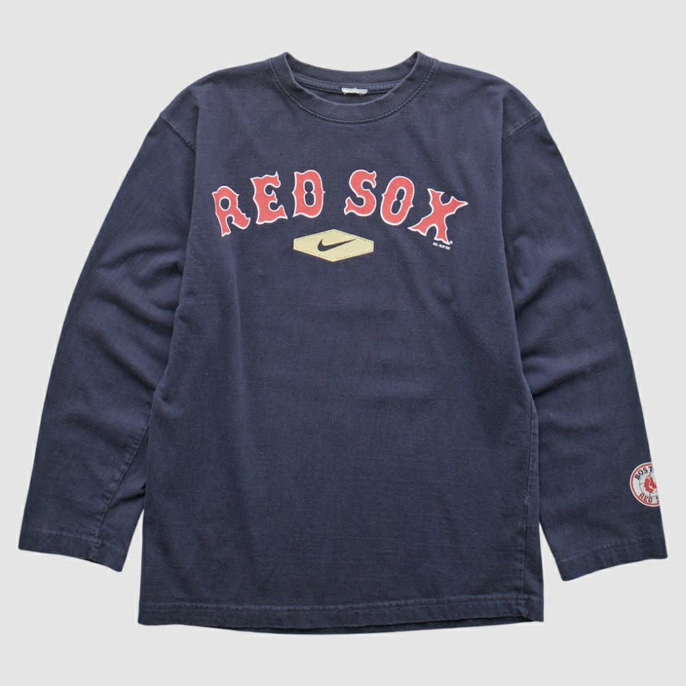 Boston Red Sox 2007 Long Sleeve T-shirt - Navy - XXVintage - Fanatics Sale